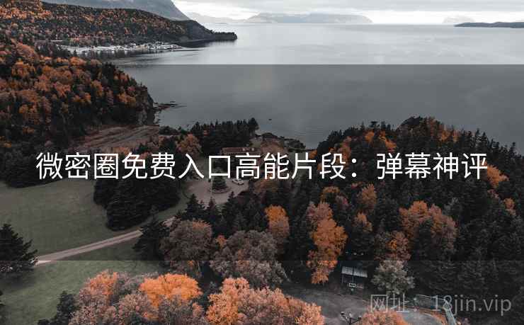 微密圈免费入口高能片段：弹幕神评
